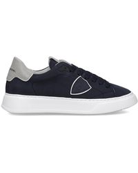 Philippe Model - Schoenen ,Blauw ,Katoen Sneakers Temple Tennis - Lyst