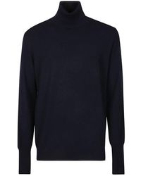 Ballantyne - Truien & Vesten ,Blauw ,Stijlvolle Turtle Neck Sweater - Lyst