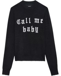 Zadig & Voltaire - Round-Neck Knitwear - Lyst