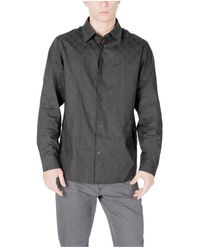 ARMANI EXCHANGE - Elegantes Herrenhemd Mit Langen Ärmeln - Lyst