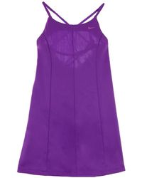 Nike - Fitness ,Paars ,Polyester Sportswear Clash Jurk - Lyst