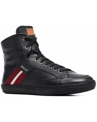Bally - Schwarze casual stiefeletten für männer - Lyst