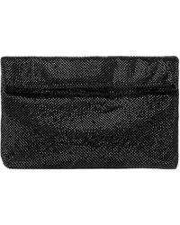 TWENTYFOUR - Schwarze Strass Clutch Tasche Mit Magnetverschluss - Lyst