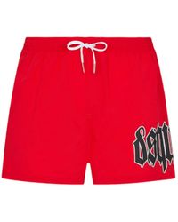 DSquared² - Rotes sea clothing boxer midi dsqua2 - Lyst