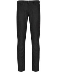 Emporio Armani - Slim-Fit Trousers - Lyst