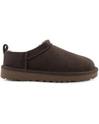 UGG - Schoenen ,Bruin ,Suède Platte Schoen - Lyst