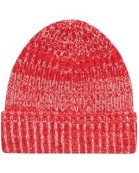Malo - Kaschmir rippstrick beanie mütze - Lyst