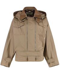 Fendi - Jassen ,Katoen Cotton Blouson - Lyst