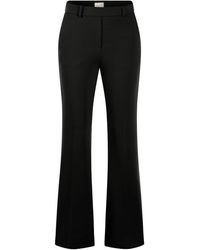 Seductive - Broeken ,Zwart ,Wijde Gestreepte Broek - Lyst
