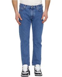 Off-White c/o Virgil Abloh Regular Fit Jeans - - Heren - Blauw