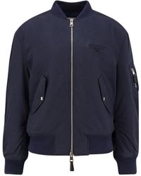 Givenchy - Jassen ,Blauw ,Katoen Blauwe Jassen Met Verborgen Ritssluiting - Lyst