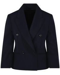 Max Mara - Jassen ,Blauw ,Wol Mxmdorico Blazer - Lyst