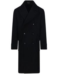 Tagliatore - Jassen ,Zwart ,Wol Double-Breasted Jas - Lyst