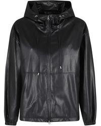 DUNST - Jassen ,Zwart ,Leer Alter Leather Wind Breaker - Lyst