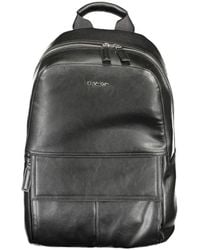 Calvin Klein - Schwarzer rucksack mit laptopfach - Lyst