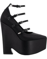 Versace - Zapatos de mujer pumps negros ss 23 - Lyst