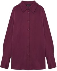 Anine Bing - Overhemden ,Rood ,Bridget Shirt - Lyst