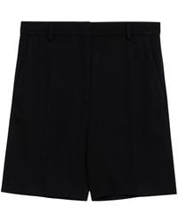 Valentino - Zwarte Bermuda Shorts - Lyst