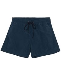 Malo - Blauwe Zwemkleding Met Mesh Binnenbroek - Lyst