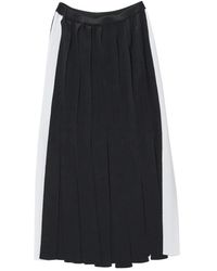 Moschino - Rokken ,Zwart ,Wol Gonna Frange - Lyst