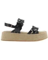 Janet & Janet - Flat Sandals - Lyst