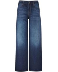 Guess - Jeans ,Blauw ,Katoen Wide Leg Jeans - Lyst