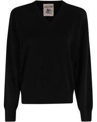 Semicouture - V-Neck Knitwear - Lyst