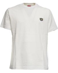 KENZO - Wild Tiger Geborduurd T-Shirt - Lyst