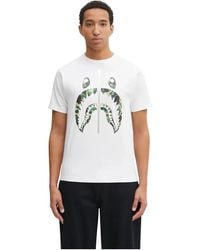 A Bathing Ape - Abc Camo Shark T-Shirt - Lyst