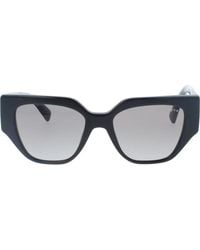 Vogue - Stilvolle schwarze sonnenbrille - Lyst