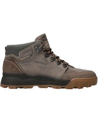 Mephisto - Dunkelgraue nubuk-stiefel - Lyst