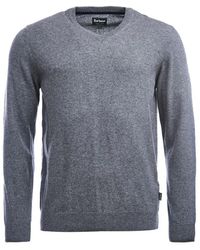 Barbour - Klassischer Tartan V-Ausschnitt Pullover - Lyst