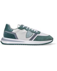 Philippe Model - Schoenen ,Groen ,Katoen Tropez 2.1 Mondial Lage Sneakers - Lyst