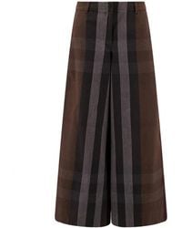 Burberry - Katoenen Broek - Lyst