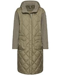 Camel Active - Jassen ,Groen ,Gewatteerde Jas Met Capuchon En Zakken - Lyst