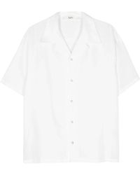 Séfr - Camicia bianca in lino e cotone dalian - Lyst