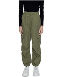 ONLY - Pantalones mujer algodón colección primavera/verano - Lyst