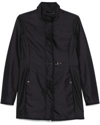 Fay - Jassen ,Zwart ,Moderne Korte Jas Met Hoge Kraag - Lyst