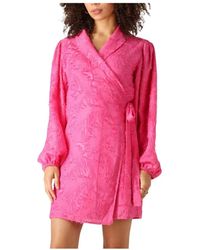 Notre-v - Kleedjes ,Roze ,Polyester Nv-Fortune Mini Jurk - Lyst