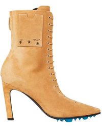 Off-White c/o Virgil Abloh - Wildleder schnürstiefeletten - Lyst
