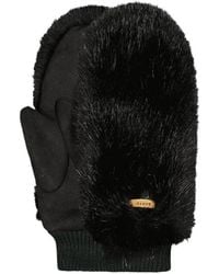 Barts - Accessoires ,Zwart ,Polyester Bontwanten - Lyst