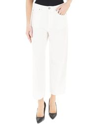 Pinko - Broeken ,Wit ,Estelle Straight Jeans - Lyst
