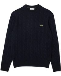 Lacoste - Round-Neck Knitwear - Lyst