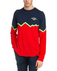 Ice Play - Herren Strick Rot Blau Unito - Lyst