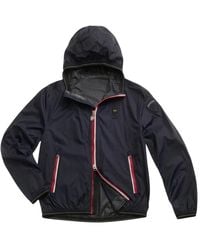 Blauer - Jassen ,Blauw ,Polyester Korte Windjack Navyblauw - Lyst