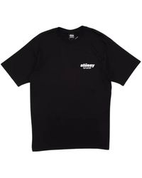 Stussy - Tops ,Zwart ,Katoen Rollers Tee - Lyst