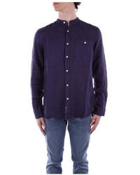 Woolrich - Blaue -Hemden - Lyst