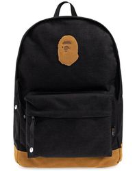 A Bathing Ape Baby Milo Medium Backpack in Black for Men | Lyst