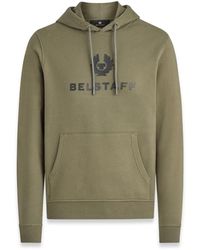 Belstaff - Signature hoodie - true olive - Lyst