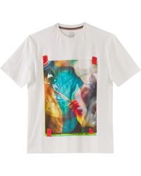 Paul Smith - Negatives Foto Grafik Kurzarm Baumwoll T-Shirt - Lyst